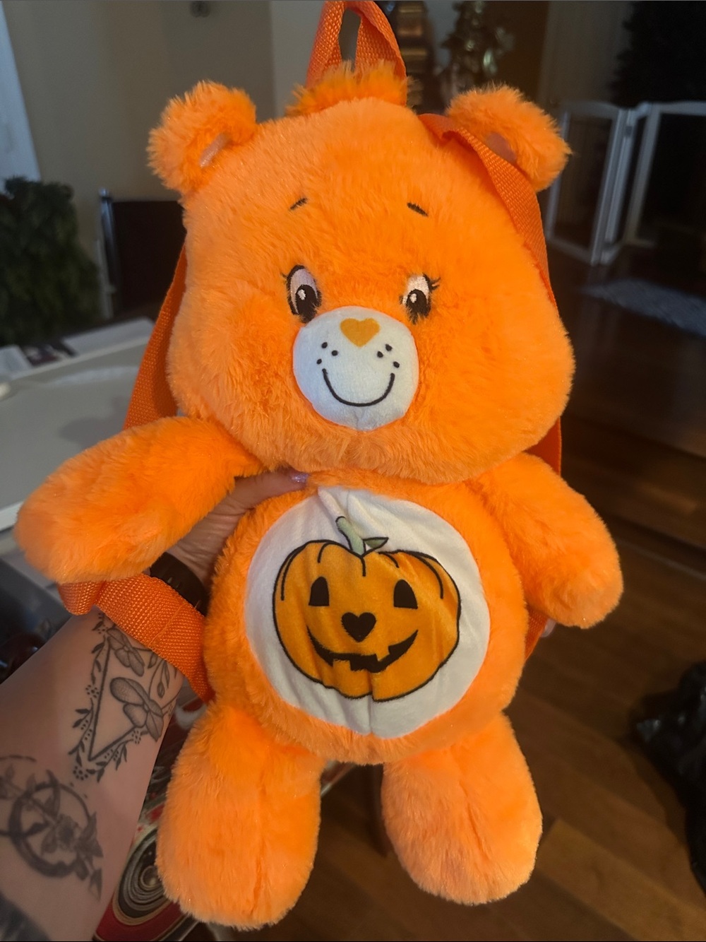 NEW Fun Trick or Sweet Bear Care Bears Plush Backpack Halloween Bag - Picture 7 of 7
